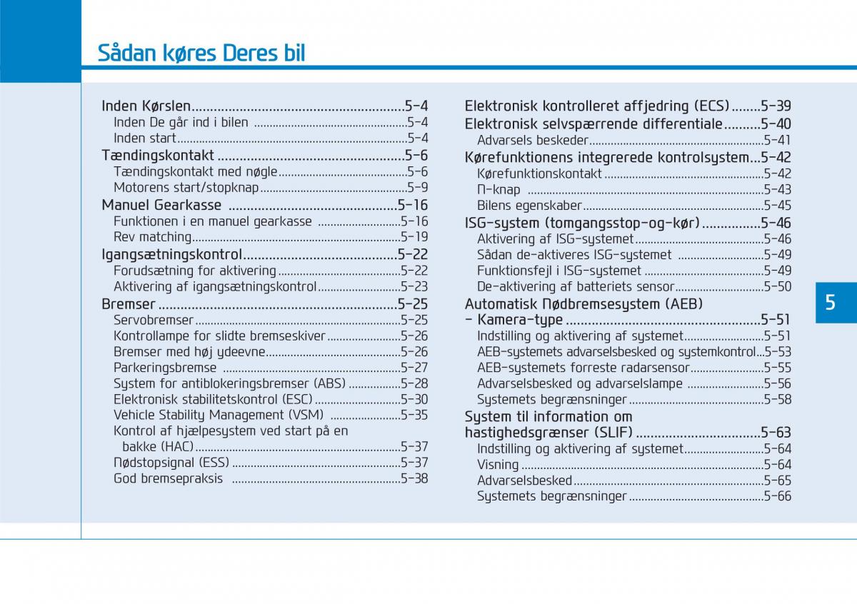 Hyundai i30N Performance Bilens instruktionsbog / page 264