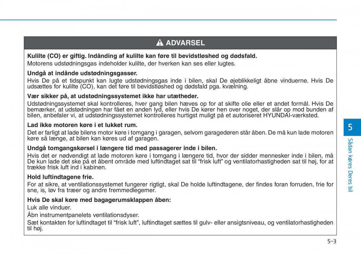 Hyundai i30N Performance Bilens instruktionsbog / page 266