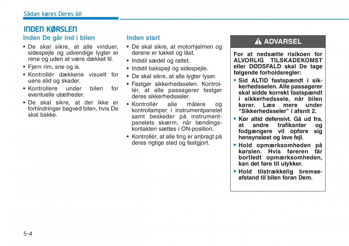 Hyundai i30N Performance Bilens instruktionsbog / page 267