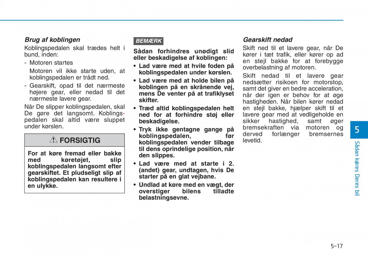 Hyundai i30N Performance Bilens instruktionsbog / page 280