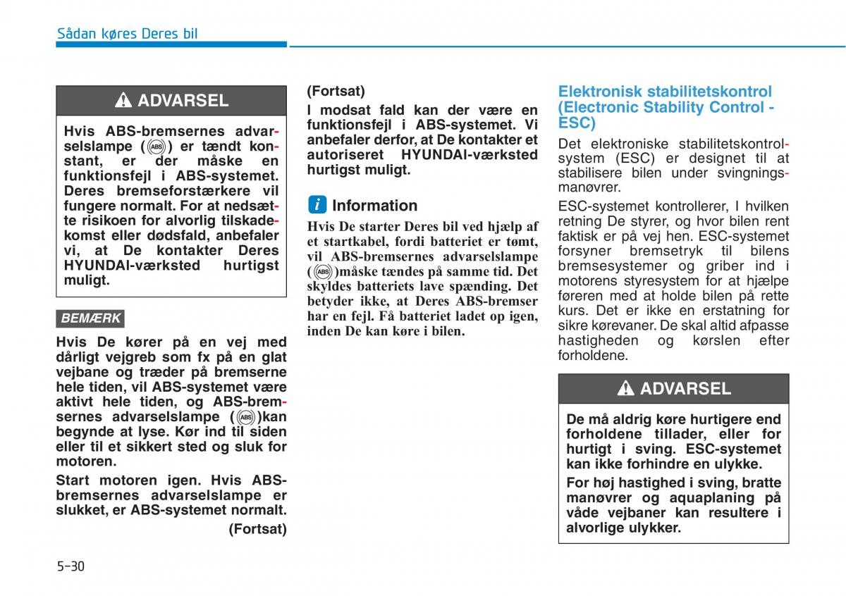 Hyundai i30N Performance Bilens instruktionsbog / page 293