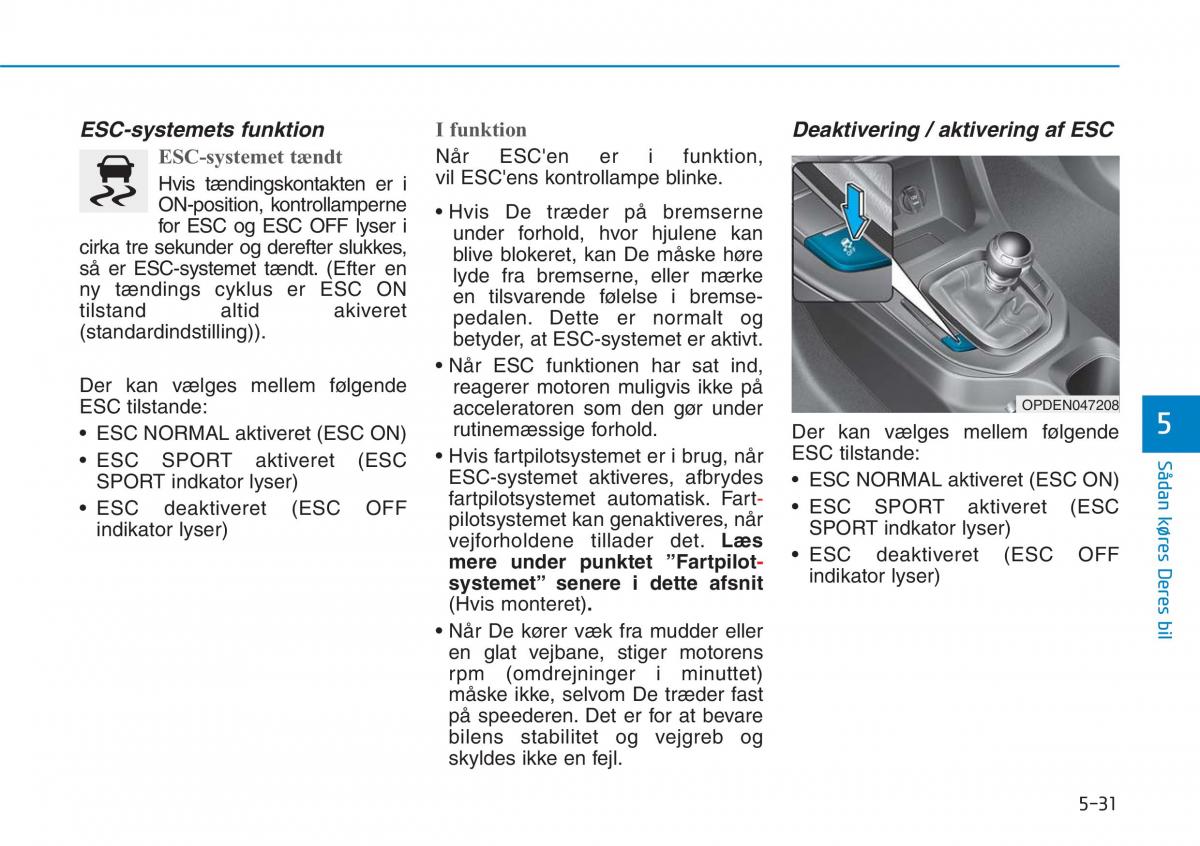 Hyundai i30N Performance Bilens instruktionsbog / page 294