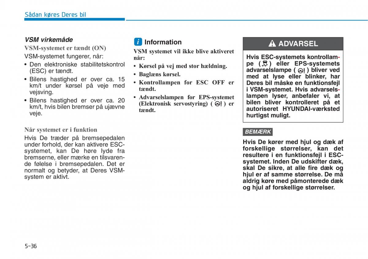 Hyundai i30N Performance Bilens instruktionsbog / page 299