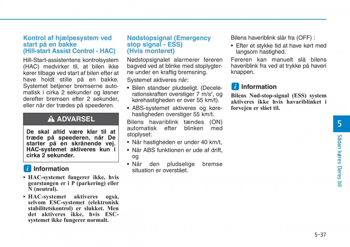 Hyundai i30N Performance Bilens instruktionsbog / page 300