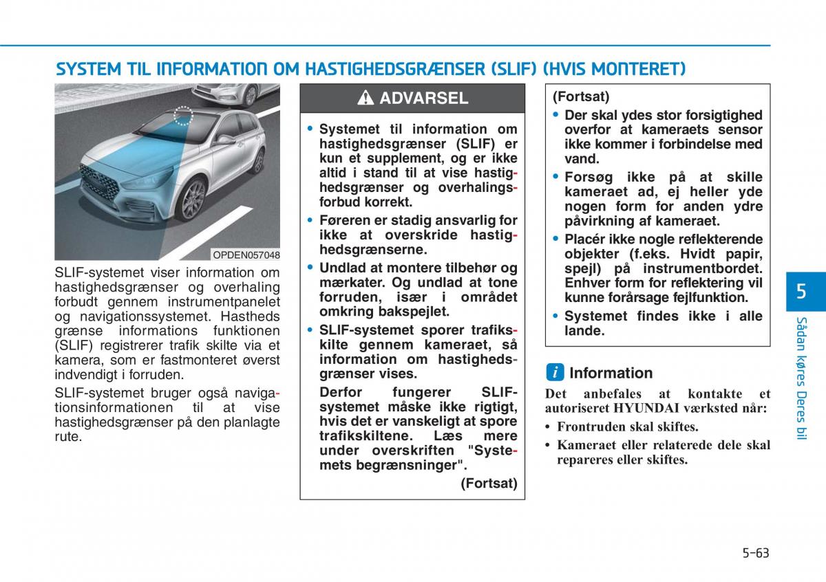 Hyundai i30N Performance Bilens instruktionsbog / page 326