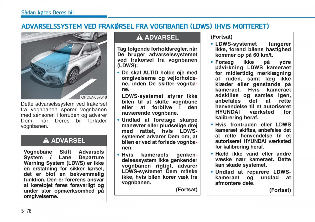 Hyundai i30N Performance Bilens instruktionsbog / page 339