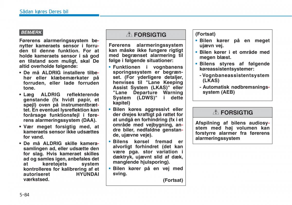 Hyundai i30N Performance Bilens instruktionsbog / page 347