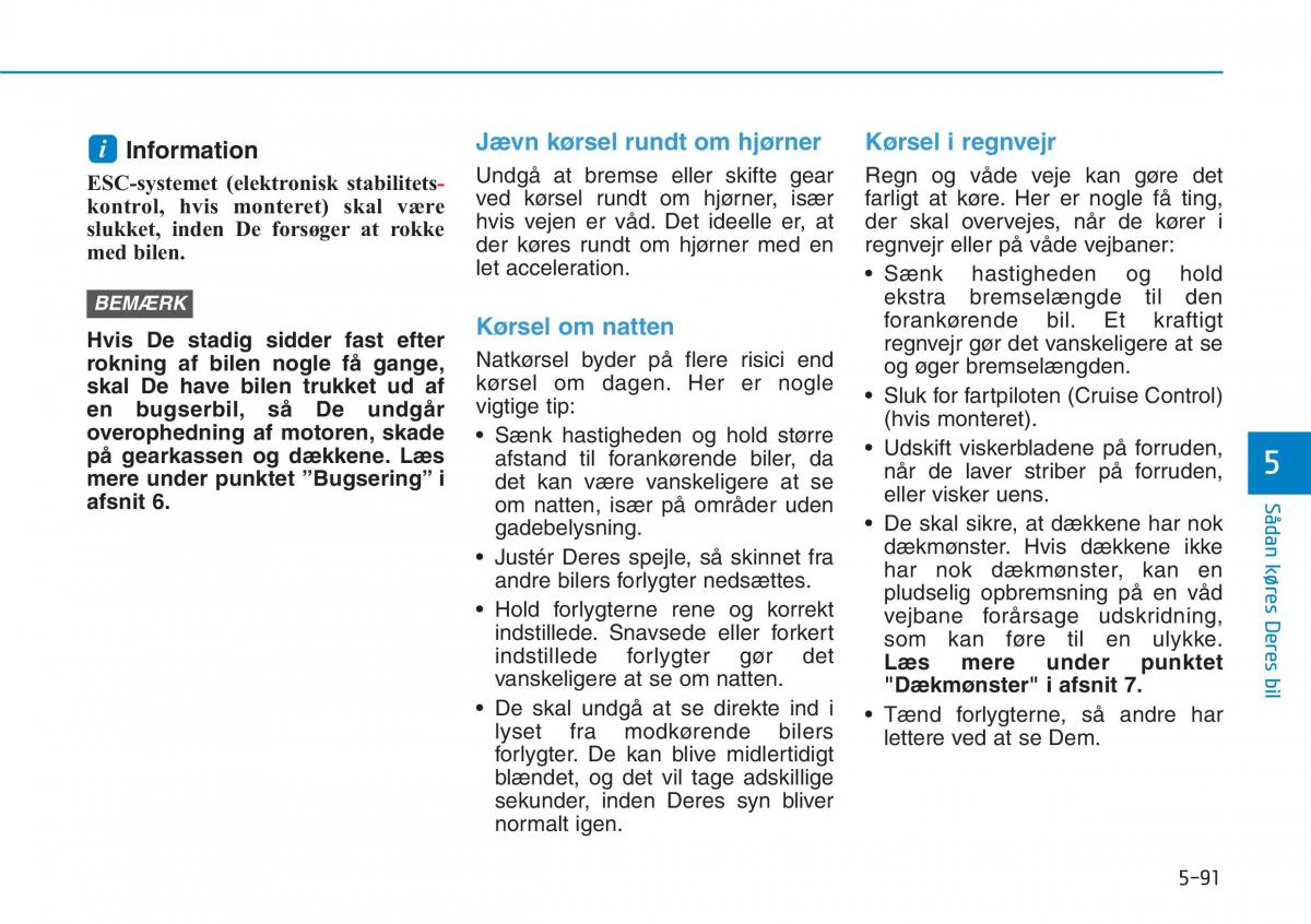 Hyundai i30N Performance Bilens instruktionsbog / page 354