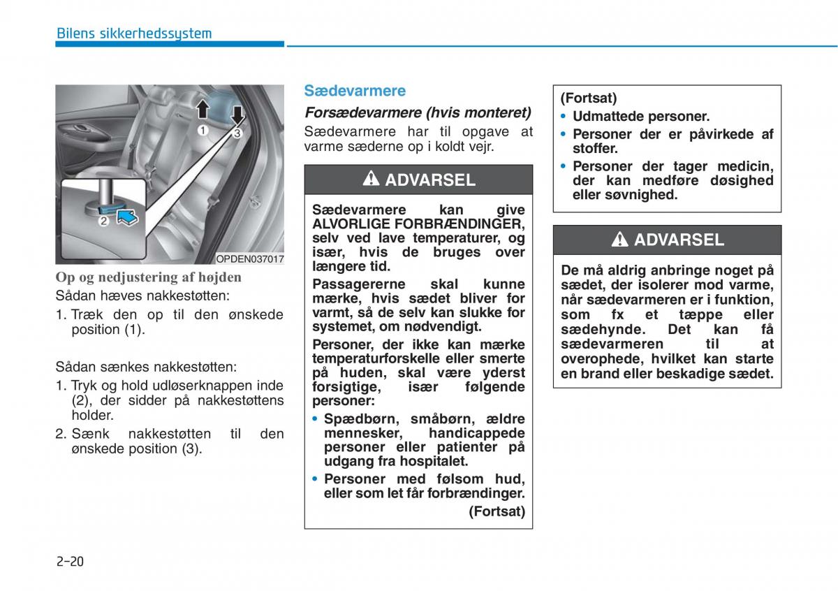 Hyundai i30N Performance Bilens instruktionsbog / page 37