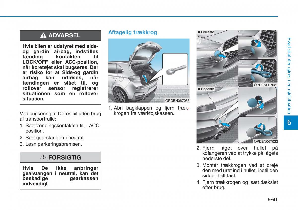 Hyundai i30N Performance Bilens instruktionsbog / page 411