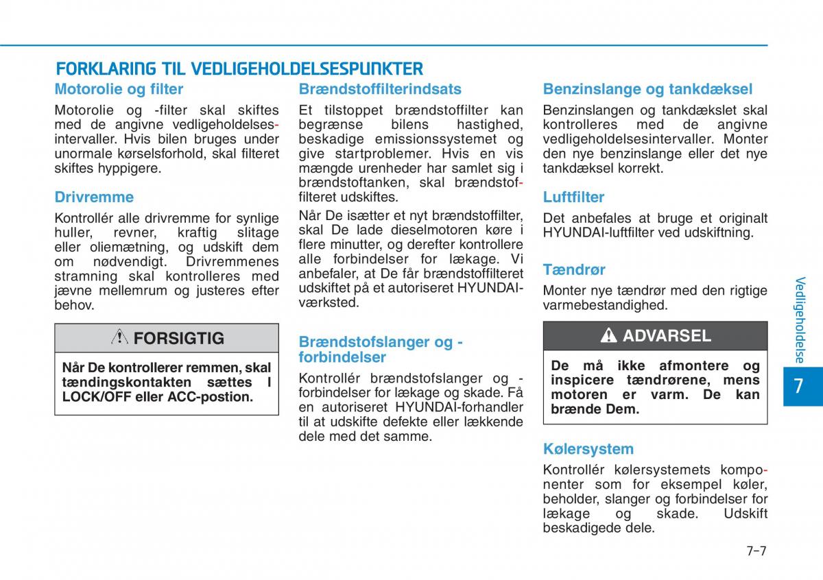 Hyundai i30N Performance Bilens instruktionsbog / page 421