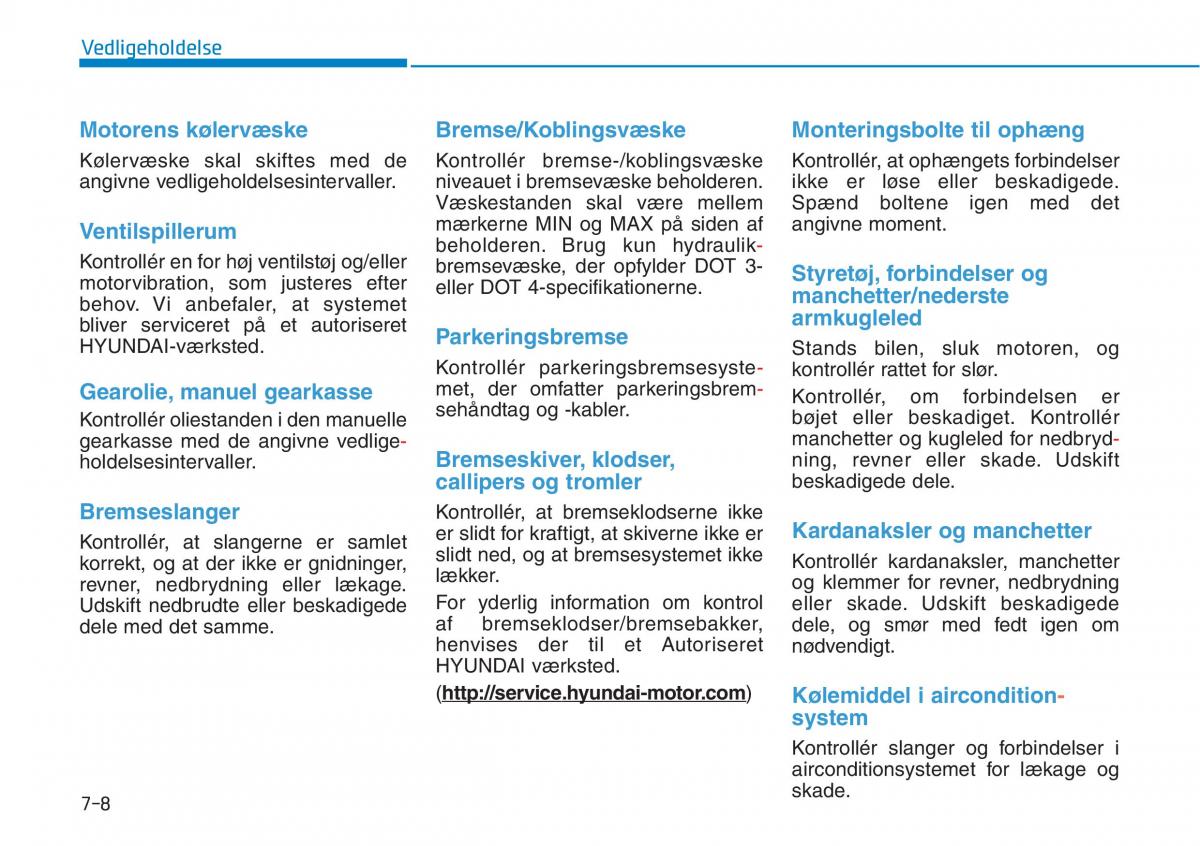 Hyundai i30N Performance Bilens instruktionsbog / page 422