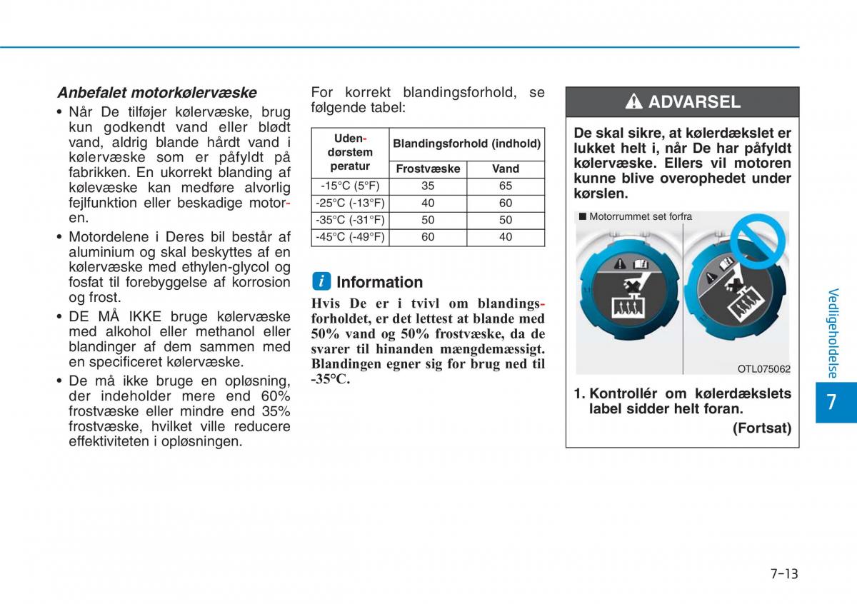 Hyundai i30N Performance Bilens instruktionsbog / page 427