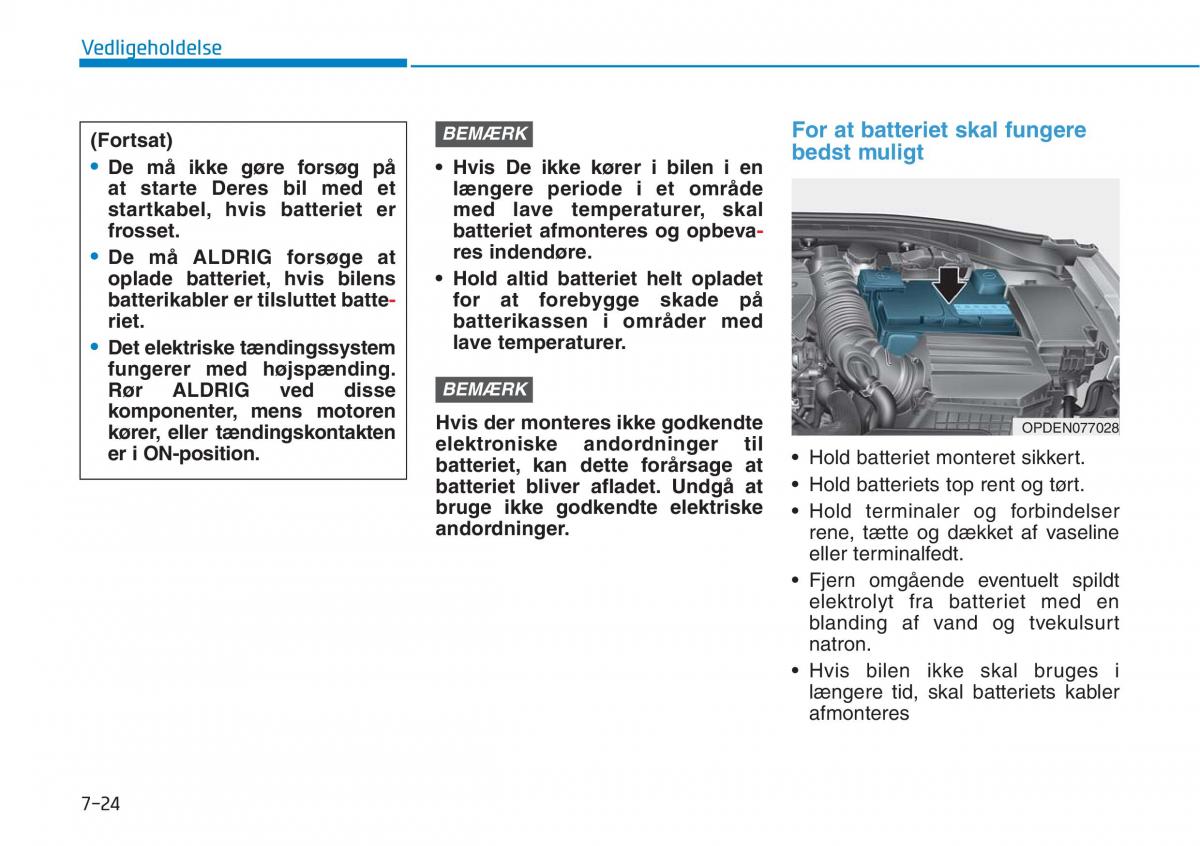 Hyundai i30N Performance Bilens instruktionsbog / page 438