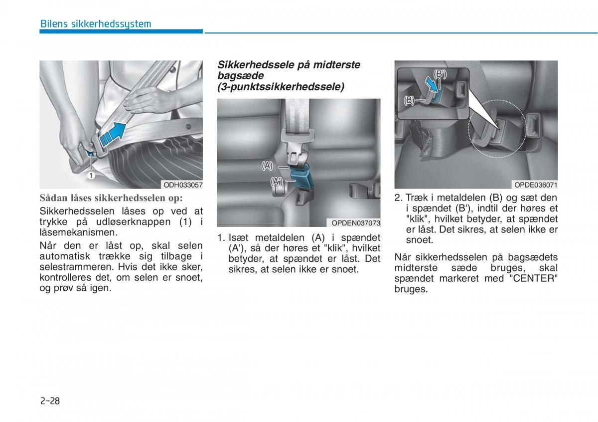 Hyundai i30N Performance Bilens instruktionsbog / page 45