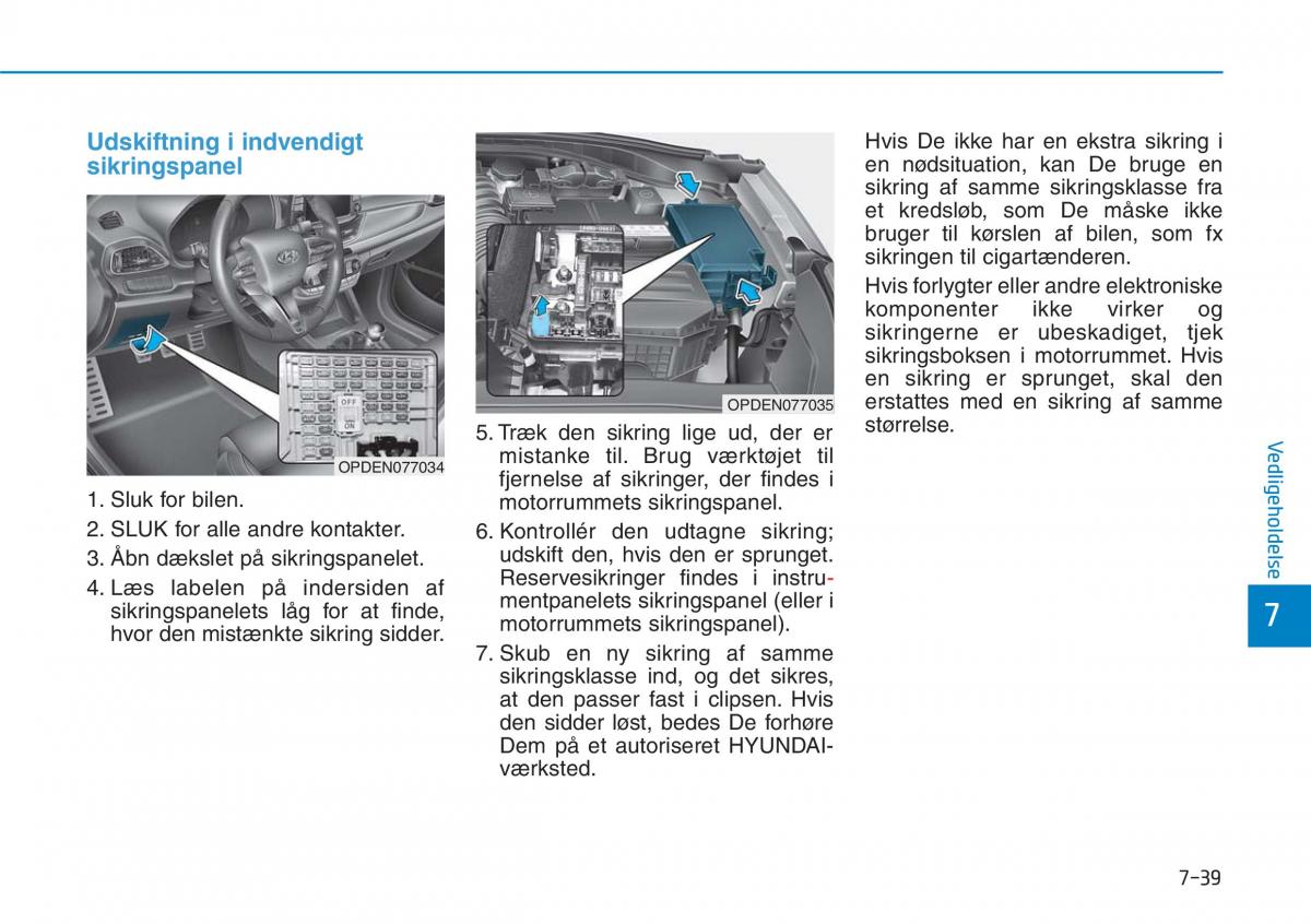Hyundai i30N Performance Bilens instruktionsbog / page 453