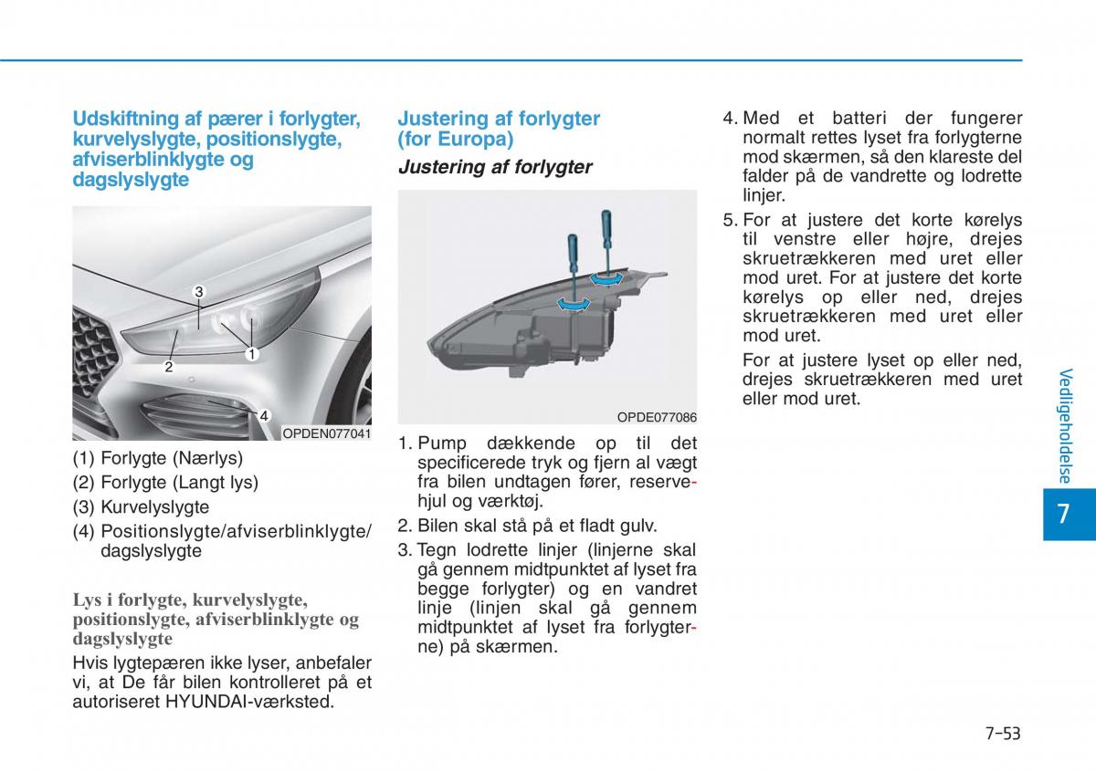 Hyundai i30N Performance Bilens instruktionsbog / page 467
