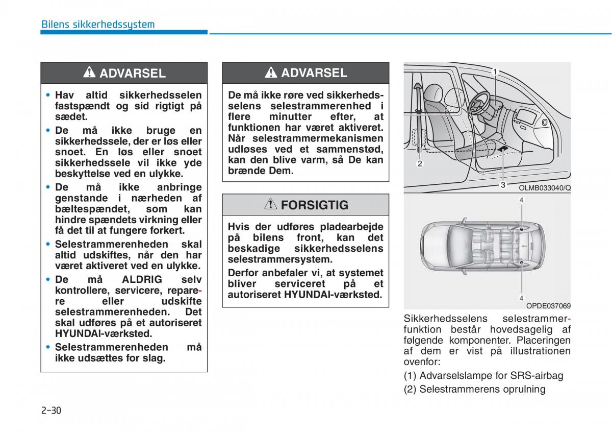 Hyundai i30N Performance Bilens instruktionsbog / page 47