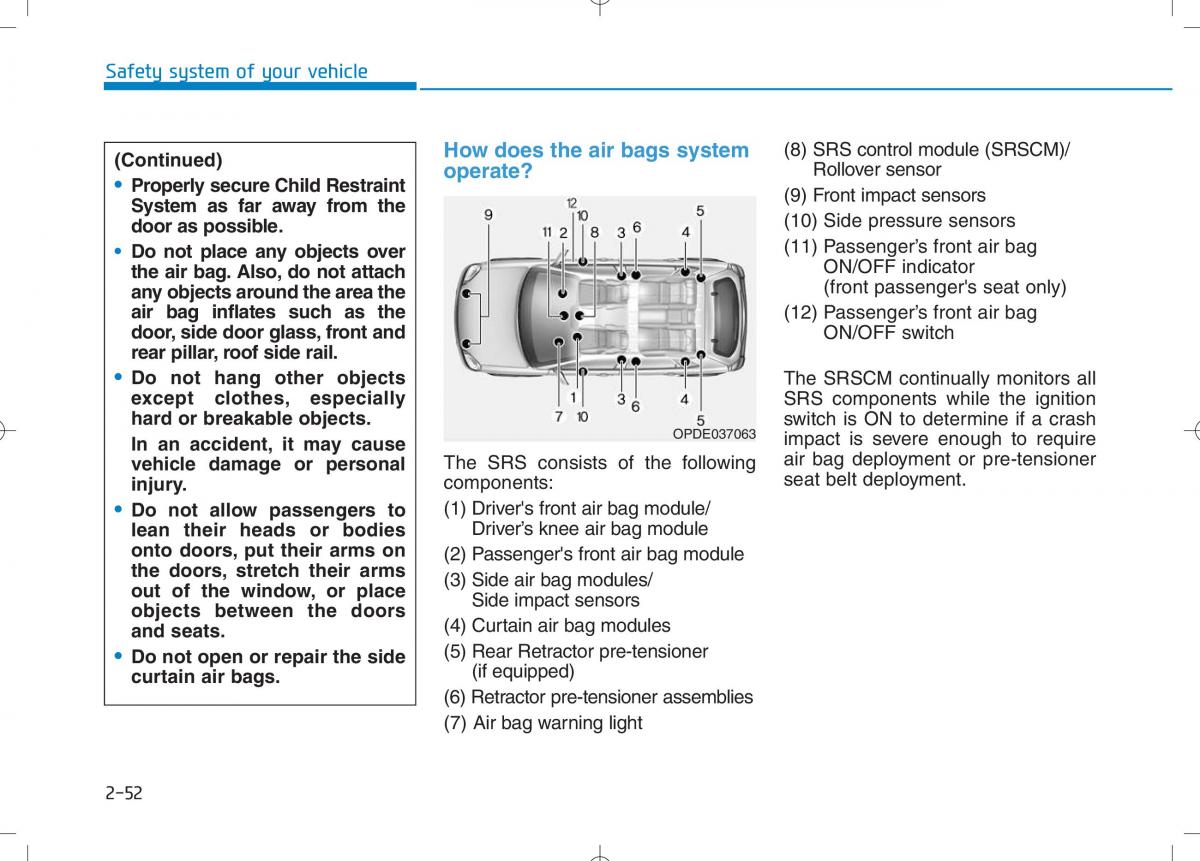 Hyundai i30N Performance owners manual / page 70