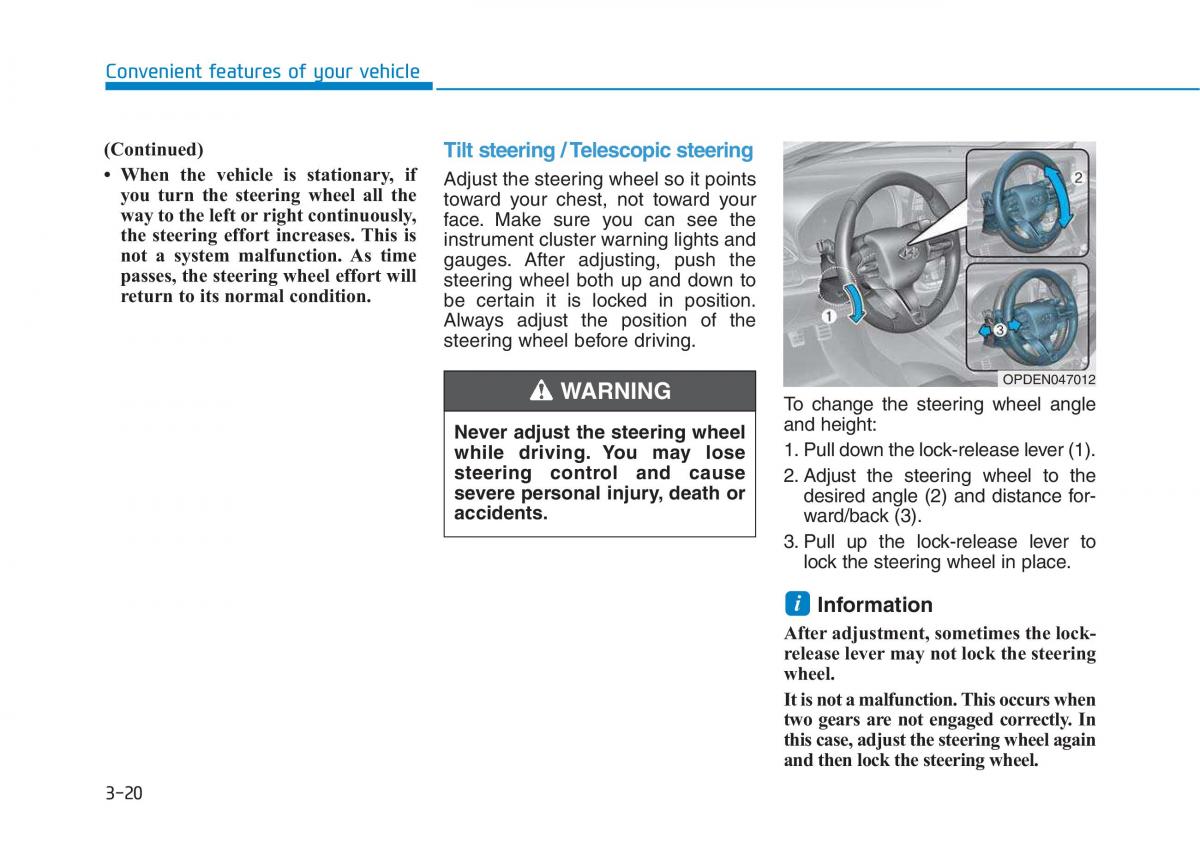 Hyundai i30N Performance owners manual / page 101