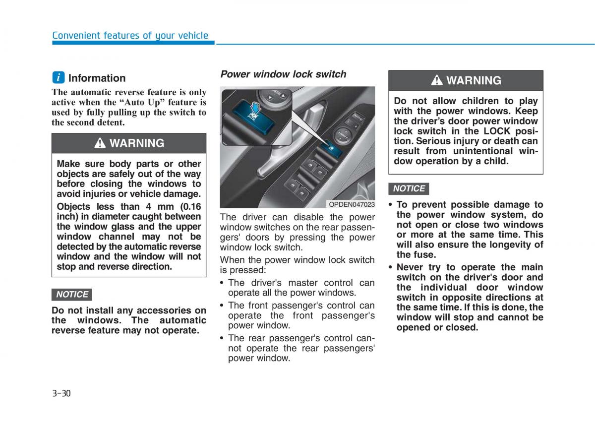 Hyundai i30N Performance owners manual / page 111