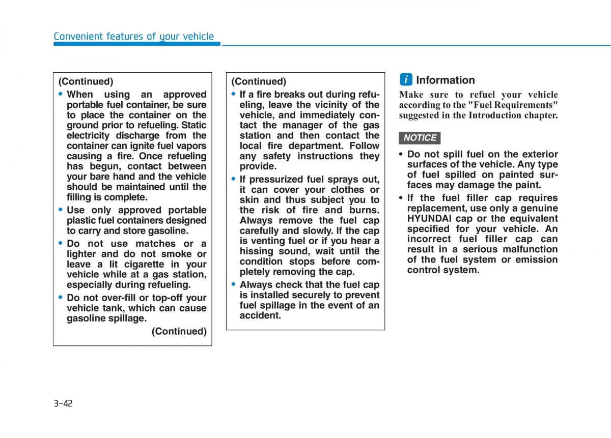 Hyundai i30N Performance owners manual / page 123