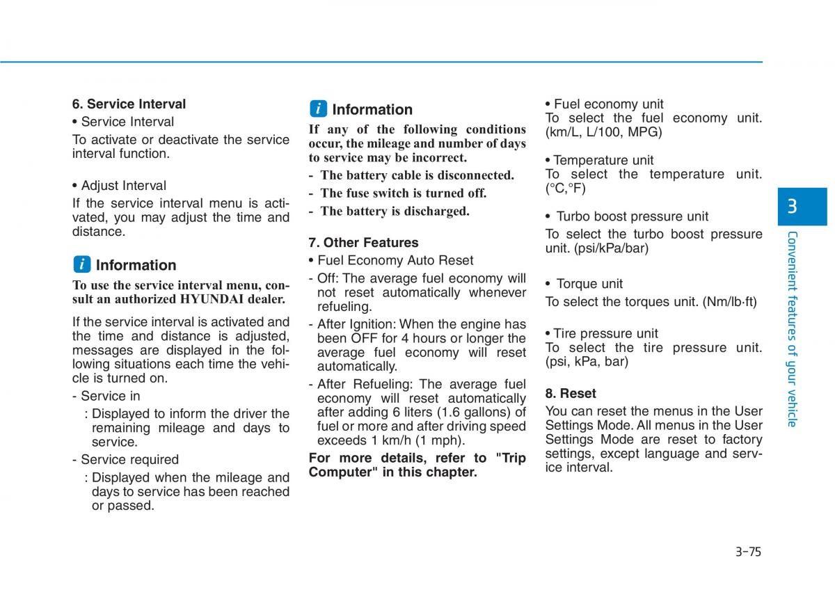 Hyundai i30N Performance owners manual / page 156