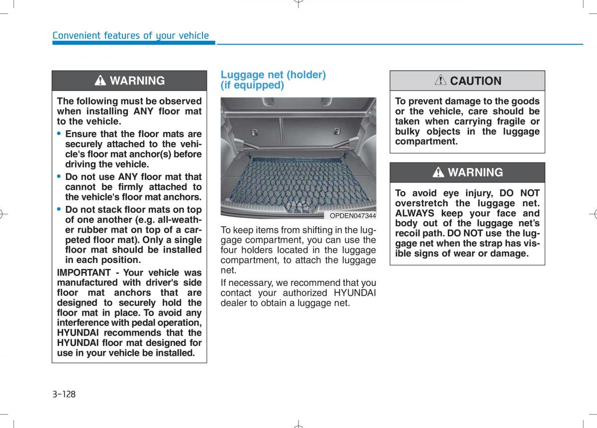 Hyundai i30N Performance owners manual / page 209