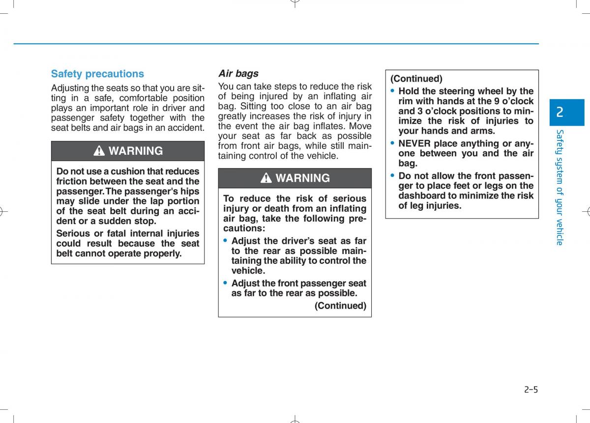 Hyundai i30N Performance owners manual / page 23