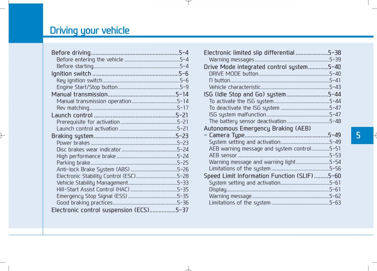 Hyundai i30N Performance owners manual / page 249