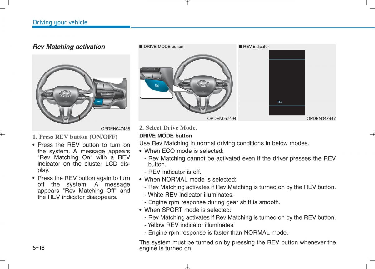 Hyundai i30N Performance owners manual / page 266