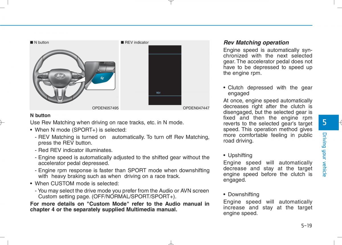 Hyundai i30N Performance owners manual / page 267