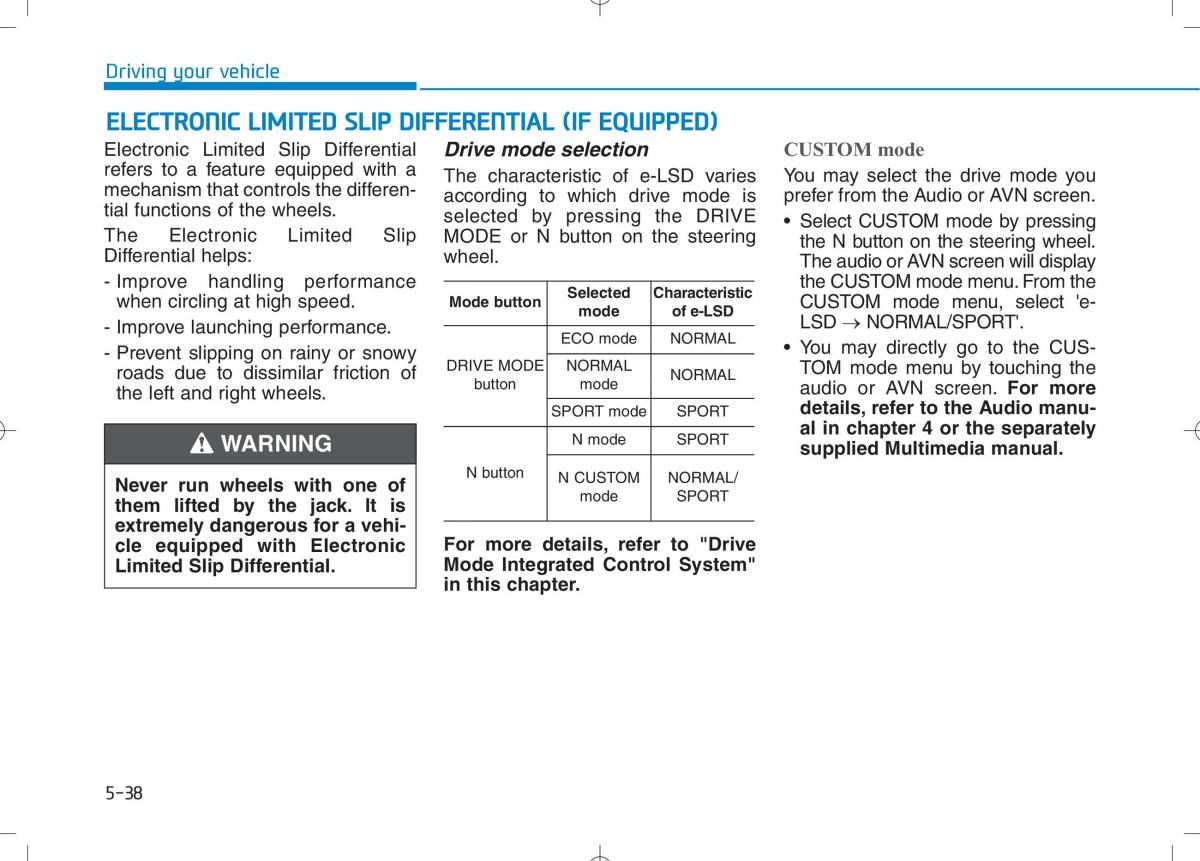 Hyundai i30N Performance owners manual / page 286