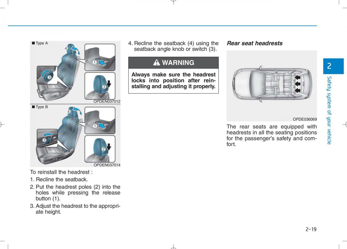 Hyundai i30N Performance owners manual / page 37