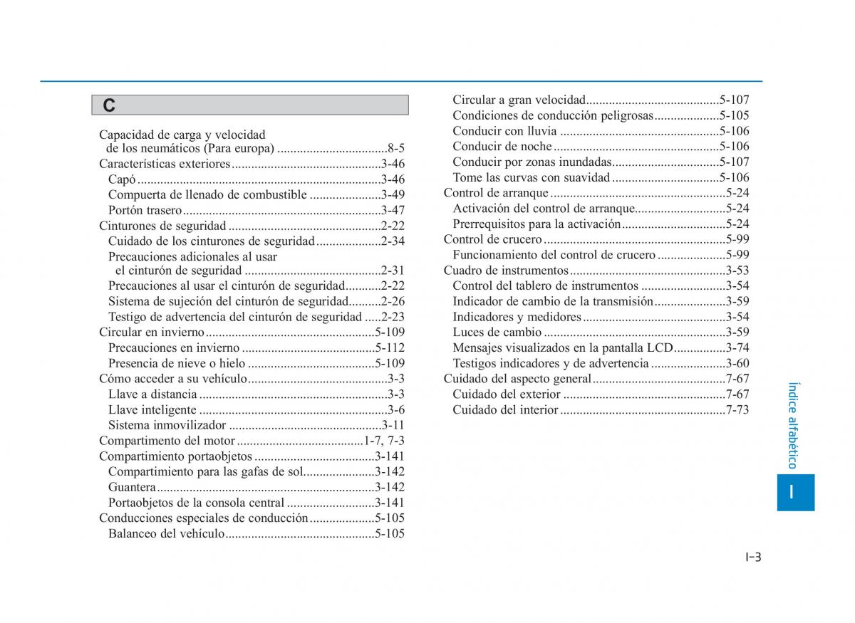 Hyundai i30N Performance manual del propietario / page 547