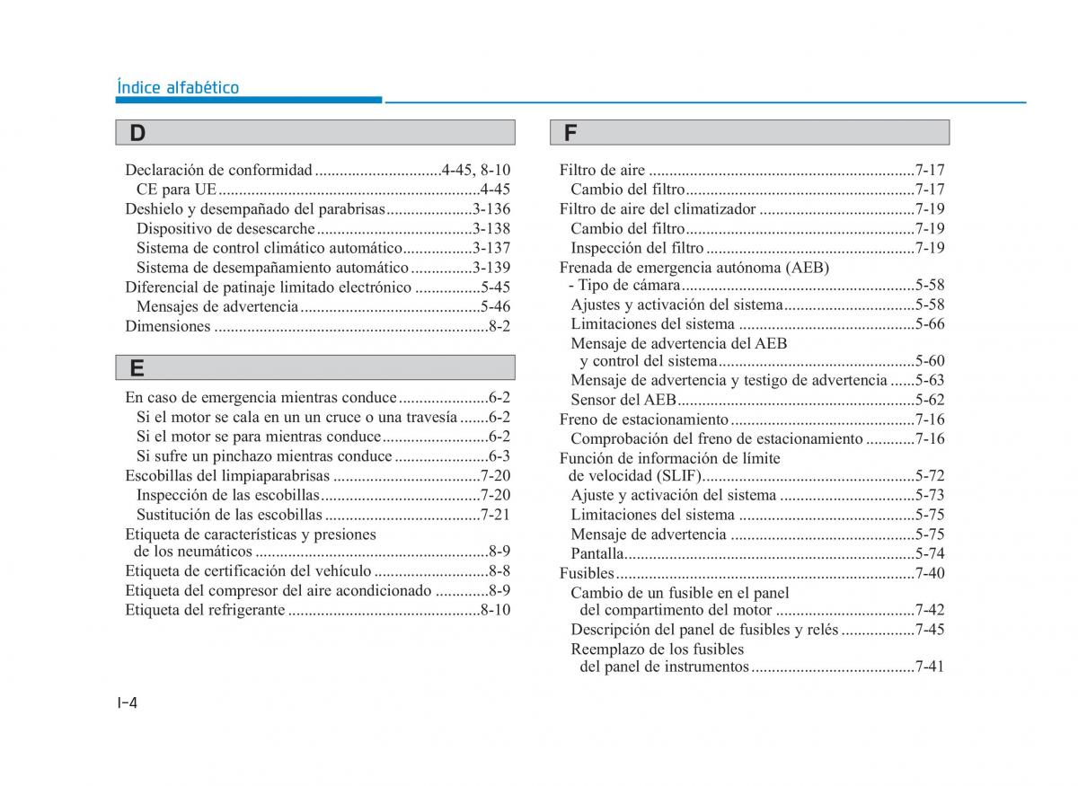 Hyundai i30N Performance manual del propietario / page 548