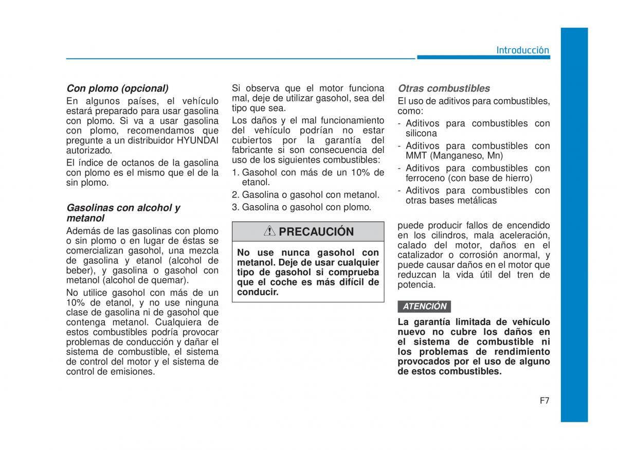 Hyundai i30N Performance manual del propietario / page 7