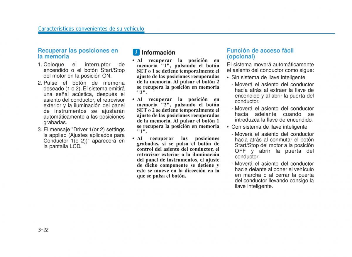 Hyundai i30N Performance manual del propietario / page 109