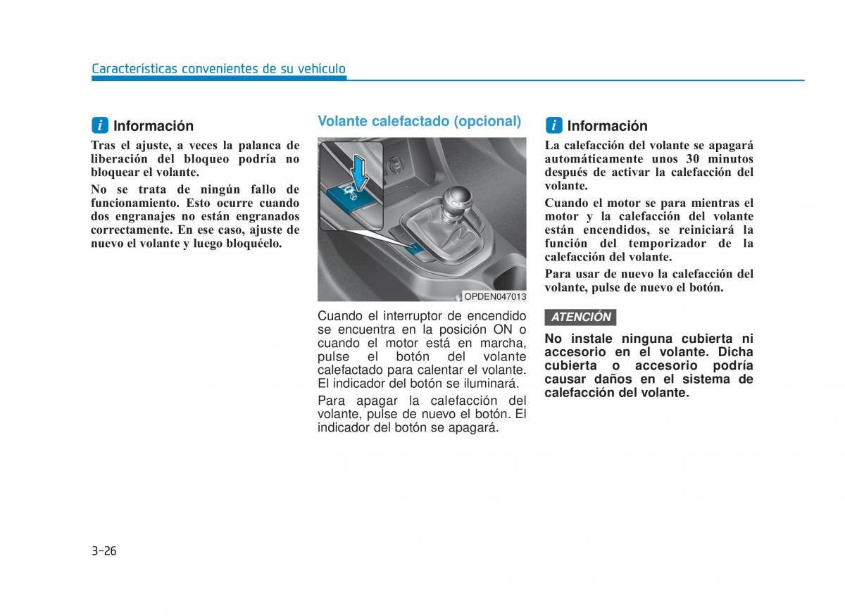 Hyundai i30N Performance manual del propietario / page 113