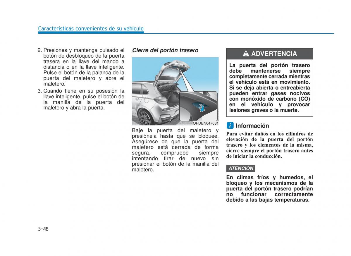 Hyundai i30N Performance manual del propietario / page 135