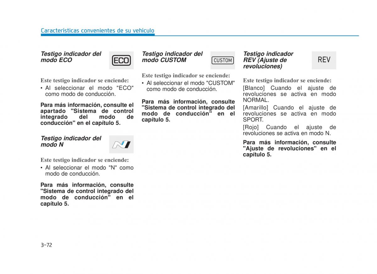 Hyundai i30N Performance manual del propietario / page 159