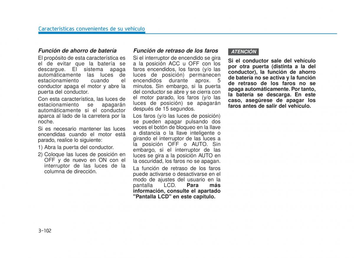 Hyundai i30N Performance manual del propietario / page 189