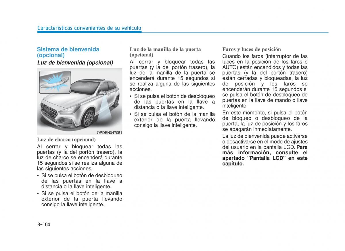 Hyundai i30N Performance manual del propietario / page 191