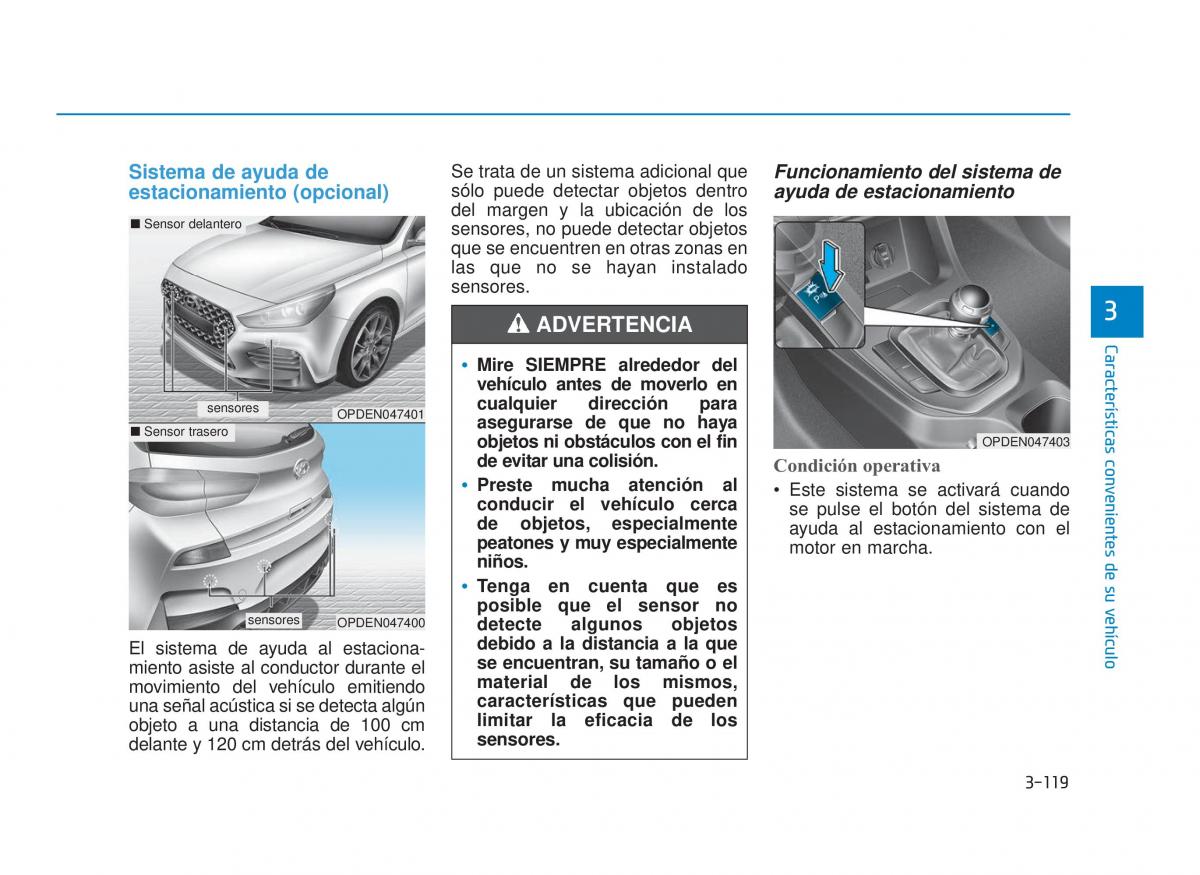 Hyundai i30N Performance manual del propietario / page 206