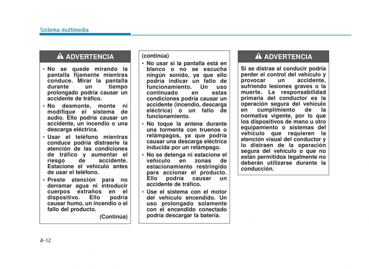 Hyundai i30N Performance manual del propietario / page 251