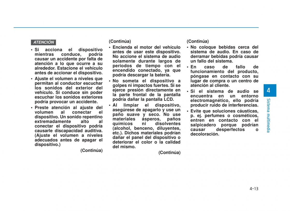 Hyundai i30N Performance manual del propietario / page 252