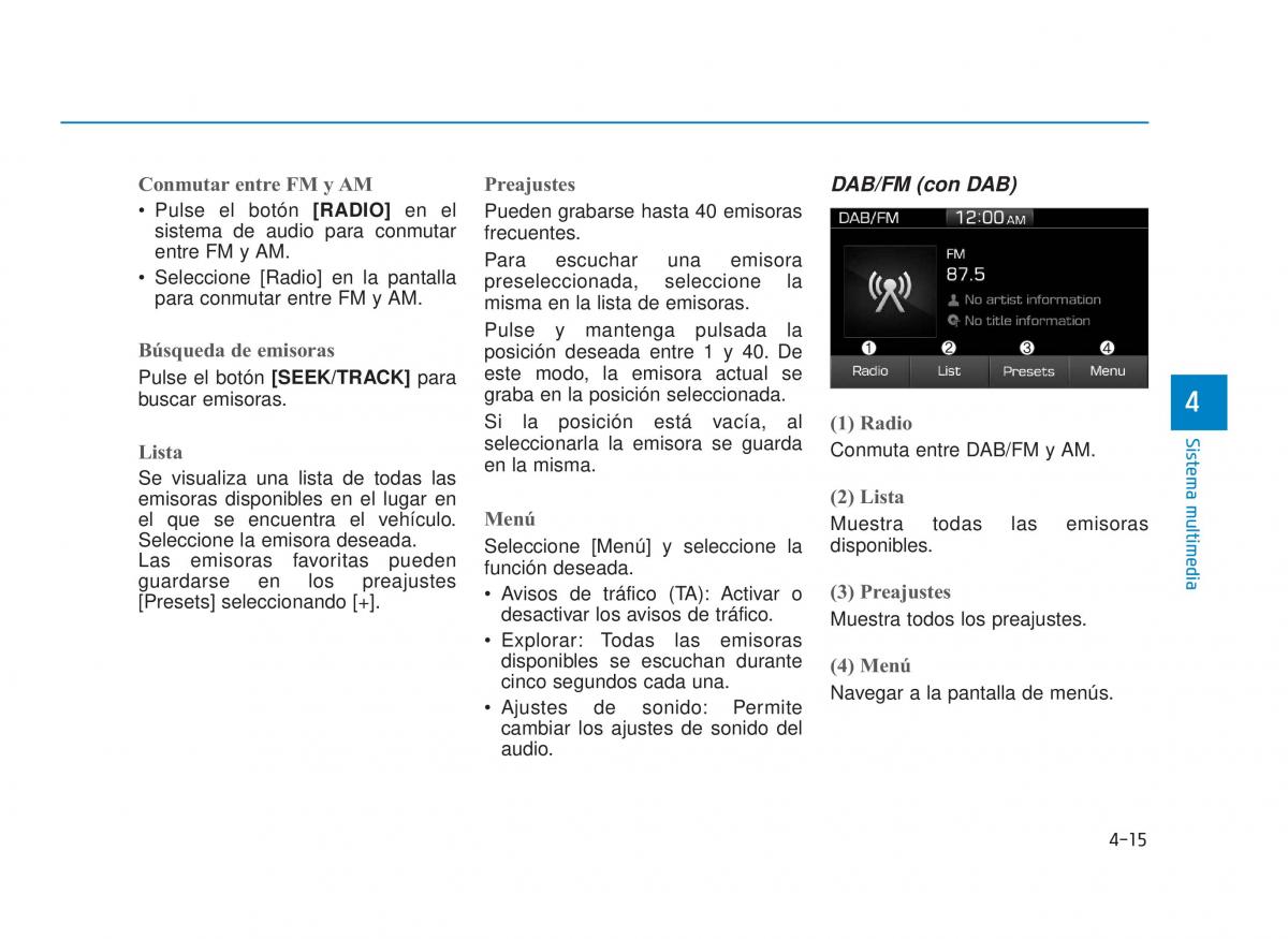 Hyundai i30N Performance manual del propietario / page 254