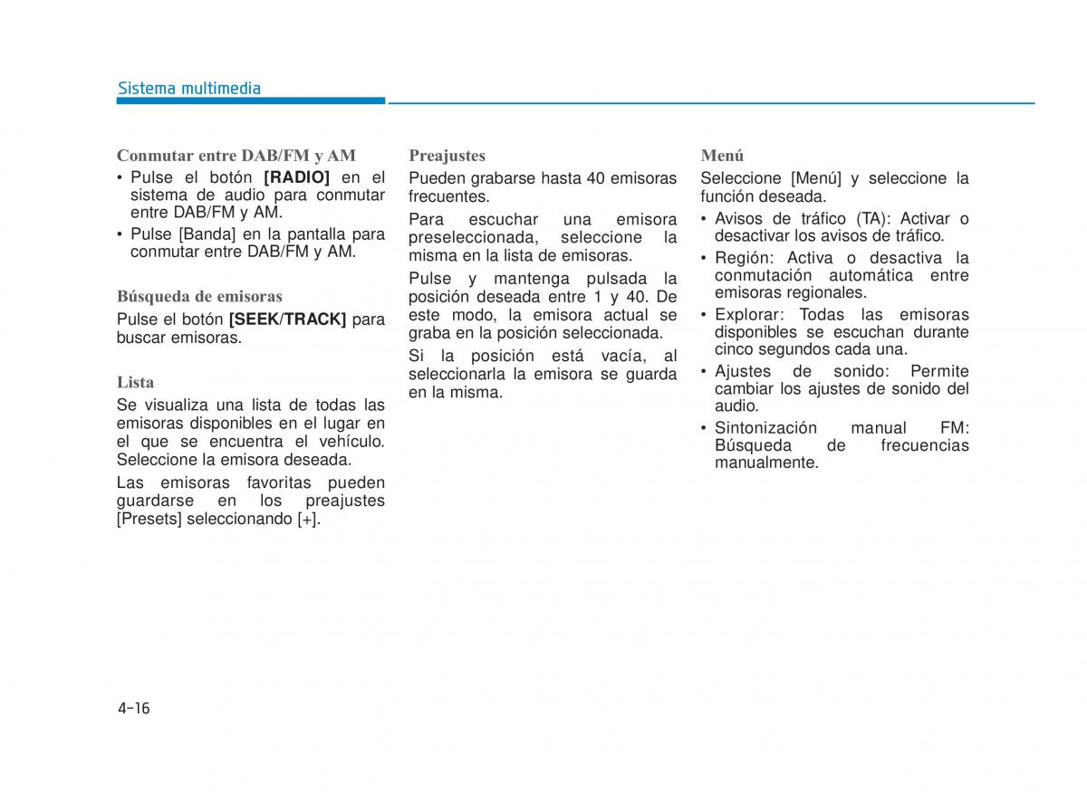 Hyundai i30N Performance manual del propietario / page 255