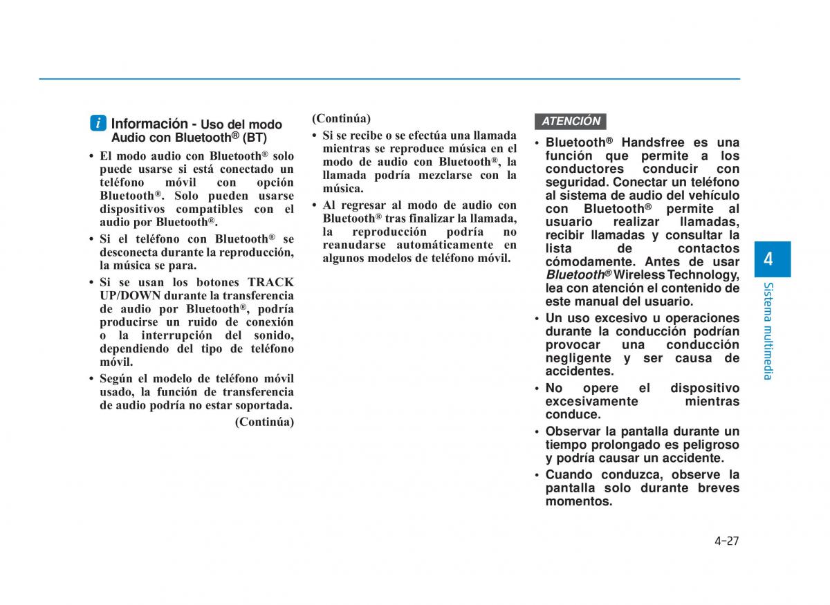 Hyundai i30N Performance manual del propietario / page 266