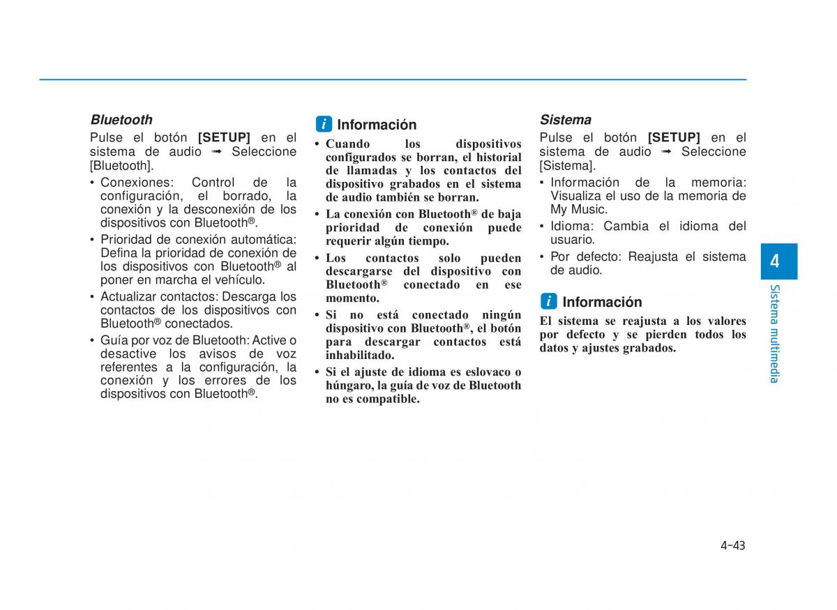 Hyundai i30N Performance manual del propietario / page 282